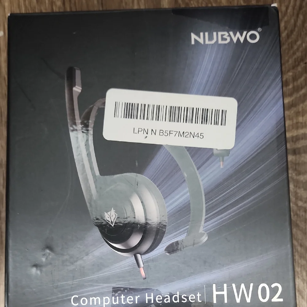HW02 Black Computer Headset